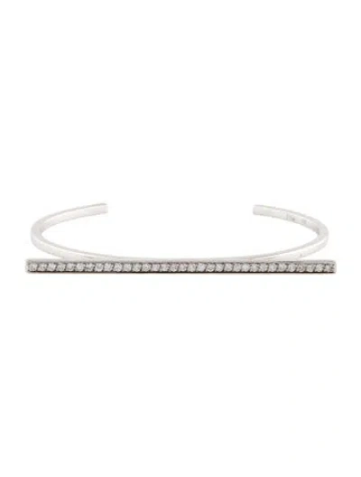 Pre-owned Jack Vartanian 18k Diamond Line Bracelet, 6" In Multi