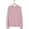 Jack Victor Bailey Merino Wool Blend Sweatshirt In Pink