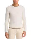 Jack Victor Belvedere Tipped Crewneck Sweater In Neutral