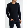 Jack Victor Belvedere Tipped Merino Wool Sweater In Blue