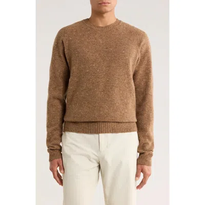 Jack Victor Canora Crewneck Sweater In Brown