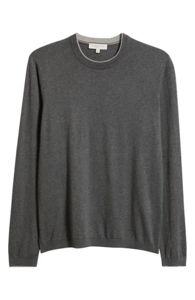 Jack Victor Dan Cotton Sweater In Gray