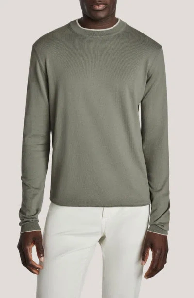 Jack Victor Dan Cotton Sweater In Green