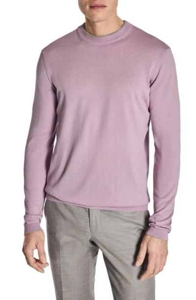Jack Victor Dan Cotton Sweater In Purple