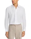 Jack Victor Danforth Long Sleeve Shirt In White