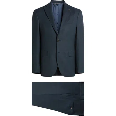 Jack Victor Dean Soft Constructed Dark Teal Wool Suit
