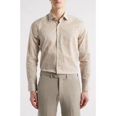 Jack Victor Denis Floral Button-up Shirt In Pink