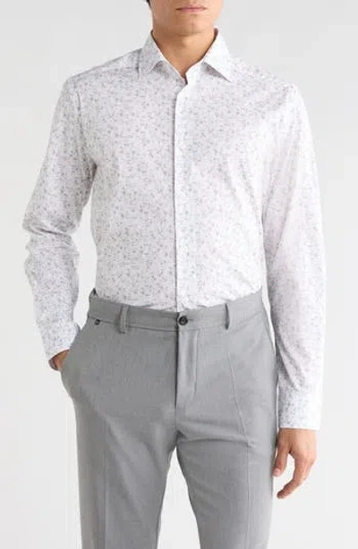 Jack Victor Douglas Button-up Shirt In Light Grey