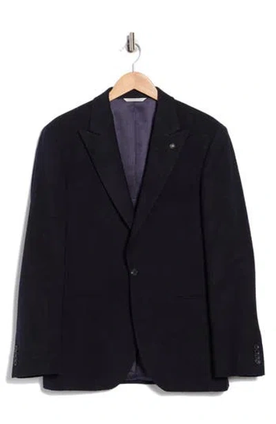 Jack Victor Erie Floral Stretch Wool Balzer In Black