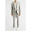 Jack Victor Esprit Plaid Wool Suit In Green