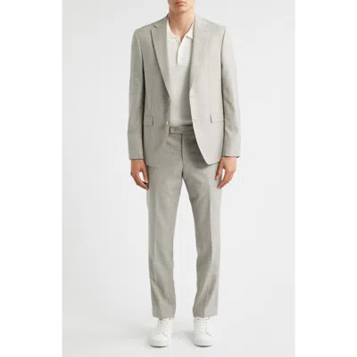 Jack Victor Esprit Plaid Wool Suit In Green