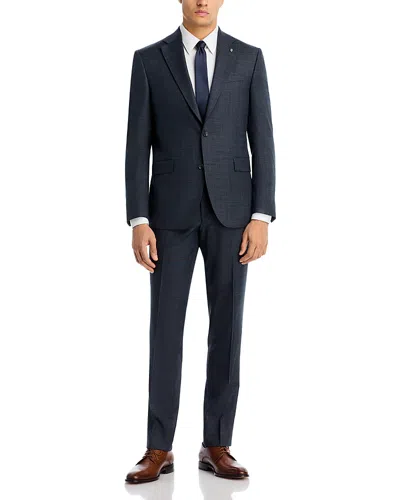 Jack Victor Esprit Regular Fit Screenwave Suit In Black