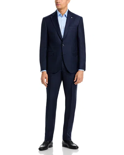 Jack Victor Esprit Regular Fit Tonal Stripe Suit In Blue