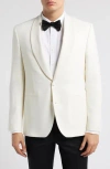 Jack Victor Ethan Stretch Wool Dinner Jacket In White