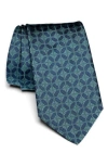 Jack Victor Gordon Geometric Jacquard Silk Tie