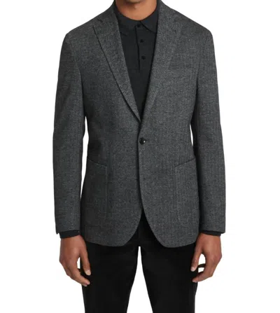 Jack Victor Hampton Blazer - Regular Length In Dark Plaid