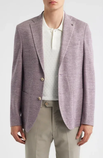Jack Victor Hampton Lavendar Solid Sport Coat In Pink