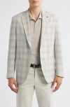 Jack Victor Hampton Plaid Wool Blend Sport Coat In Multi