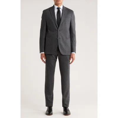 Jack Victor Hartford Wool Suit In Gray