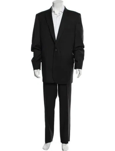 Pre-owned Jack Victor Ing Loro Piana & C Two-piece Suit In Black