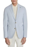 JACK VICTOR IRVING PIN FEATHER STRIPE STRETCH COTTON SPORT COAT