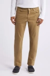 Jack Victor Jackie Stretch Wool Taper Straight Pants In Brown