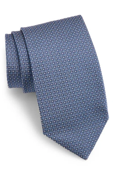 Jack Victor Jerome Silk Tie In Blue