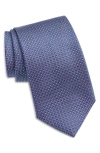 Jack Victor Jerome Silk Tie In Purple