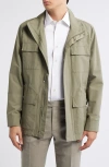 Jack Victor Jonte Field Water Repellent Raincoat In Sage