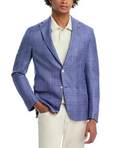 Jack Victor Loro Piana Wool, Silk & Linen Fabric Regular Fit Sport Coat In Lavender