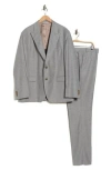 Jack Victor Marcus Peak Lapel Wool & Cotton Blend Suit In Animal Print