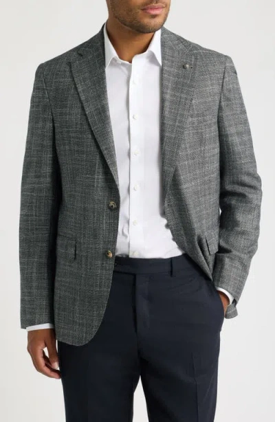 Jack Victor Mcallen Herringbone Wool & Silk Sport Coat In Gray