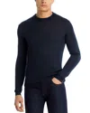 Jack Victor Belvedere Tipped Merino Wool Sweater In Blue