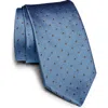Jack Victor Metcalfe Neat Dot Silk Tie In Blue