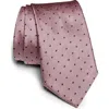 Jack Victor Metcalfe Neat Dot Silk Tie In Pink