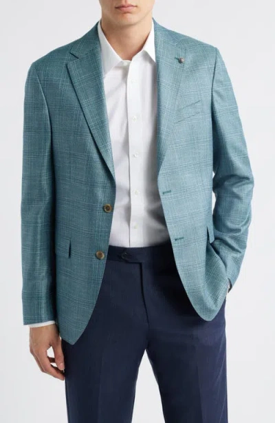 Jack Victor Midland Plaid Sport Coat In Blue