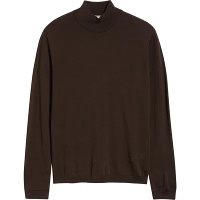 Jack Victor Mock Neck Wool & Silk Sweater In Multi