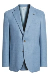 Jack Victor Marcus Peak Lapel Sport Coat In Blue