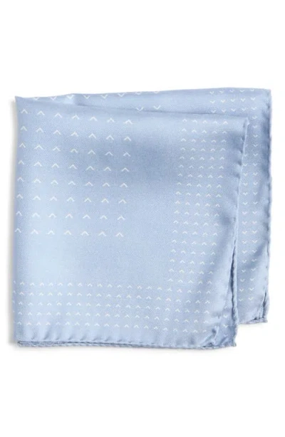 Jack Victor Mr. Vic Dot Pocket Square In Gray