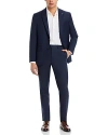 Jack Victor Napoli Sharkskin Regular Fit Suit In Navy
