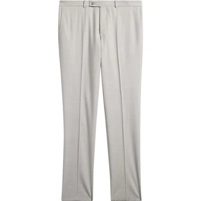 Jack Victor Patrick Tropical Weave Stretch Wool Blend Dress Pants In Gray