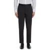 Jack Victor Phoenix Flat Front Tuxedo Pants In Black
