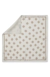 Jack Victor Riverview Reversible Silk Pocket Square In White
