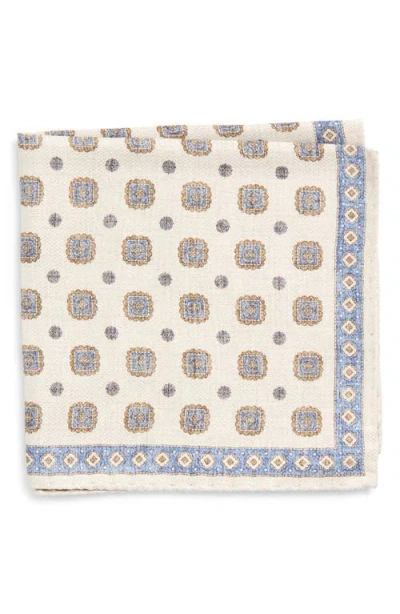 Jack Victor Ronge Silk Pocket Square In Multi