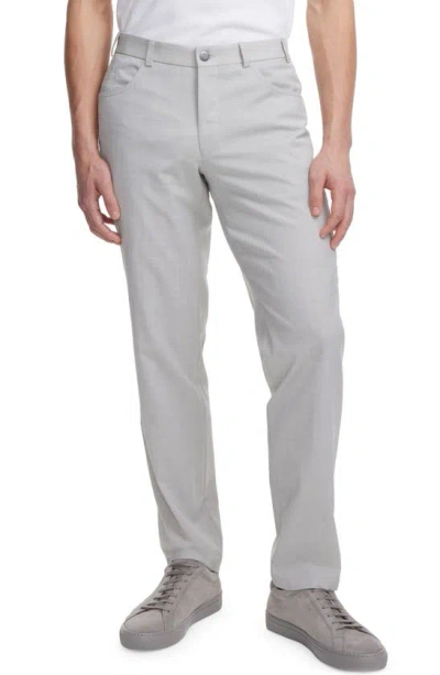 Jack Victor Sage Five Pocket Pants In Light Grey