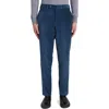 Jack Victor Sage Flat Front Stretch Corduroy Chinos In Blue