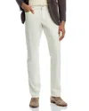 Jack Victor Stretch Cotton Five Pocket Pants In Off White