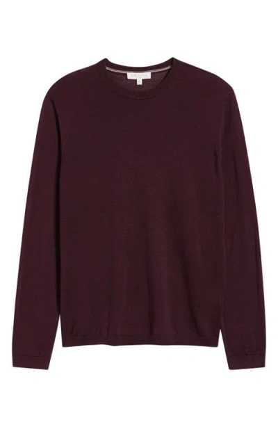 Jack Victor Wool & Silk Crewneck Sweater In Brown