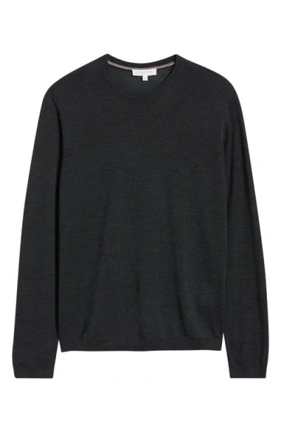 Jack Victor Wool & Silk Crewneck Sweater In Gray