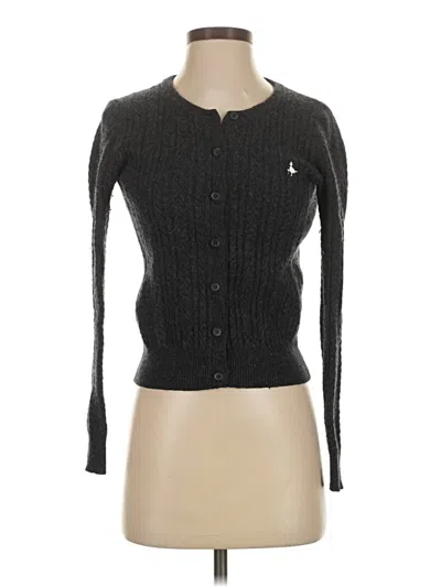 Pre-owned Jack Wills Cardigan Sweater In Black